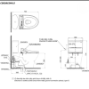 Bồn Cầu Điện Tử TOTO CS838CDW15#XW Kèm Nắp Rửa Điện Tử WASHLET (Loại Giấu Dây) Dòng C5 – TCF24460AAA (220V) - ảnh 2