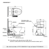 Bồn Cầu Điện Tử TOTO CS838CDW17#XW Kèm Nắp Rửa Điện Tử WASHLET (Loại Giấu Dây) Dòng C2 – TCF23460AAA (220V) - ảnh 3