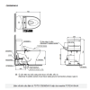 Bồn Cầu Điện Tử TOTO CS838DW16#XW Kèm Nắp Rửa Điện Tử WASHLET Dòng C2 – TCF23410AAA (220V) - ảnh 3