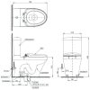 Bồn Cầu Điện Tử TOTO CS945DNW11#XW Kèm Nắp Rửa Điện Tử WASHLET Dòng S7 – TCF4911Z (220V) - ảnh 2