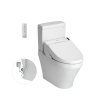 Bồn Cầu Điện Tử TOTO CS945DNW6#XW Kèm Nắp Rửa Điện Tử WASHLET Dòng C5 – TCF6531Z (220V)