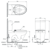 Bồn Cầu Điện Tử TOTO CS945DNW6#XW Kèm Nắp Rửa Điện Tử WASHLET Dòng C5 – TCF6531Z (220V) - ảnh 3