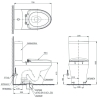 Bồn Cầu Điện Tử TOTO CS945DNW7#XW Kèm Nắp Rửa Điện Tử WASHLET Dòng C2 – TCF6631A (220V) - ảnh 2