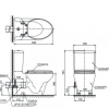 Bồn Cầu Điện Tử TOTO CS945PDW16#W Kèm Nắp Rửa Điện Tử WASHLET Dòng C2 – TCF23410AAA (220V) - ảnh 2