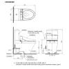 Bồn Cầu Điện Tử TOTO CS948DW6#XW Kèm Nắp Rửa Điện Tử WASHLET Dòng C5 – TCF6531Z (220V) - ảnh 2