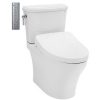 Bồn Cầu Điện Tử TOTO CS986CGW12#XW Kèm Nắp Rửa Điện Tử WASHLET (Loại Giấu Dây) Dòng S7 – TCF4911EZ (220V)