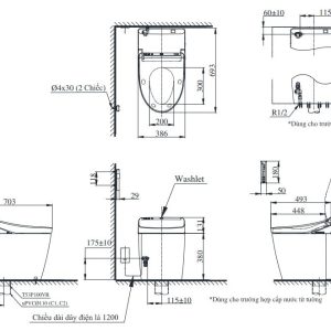 Ảnh công trình thực tế Bồn cầu điện tử TOTO CS988VT#NW1/TCF9575Z#NW1/T53P100VR NEOREST DH (220V)