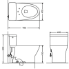Bồn Cầu Điện Tử TOTO MS188VKW11#XW/T53P100VR Kèm Nắp Rửa Điện Tử WASHLET Dòng S7 – TCF4911Z (220V) - ảnh 2