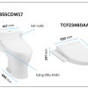 Bồn Cầu Điện Tử TOTO MS855CDW17#XW Kèm Nắp Rửa Điện Tử WASHLET (Loại Giấu Dây) Dòng C2 – TCF23460AAA (220V) - ảnh 2