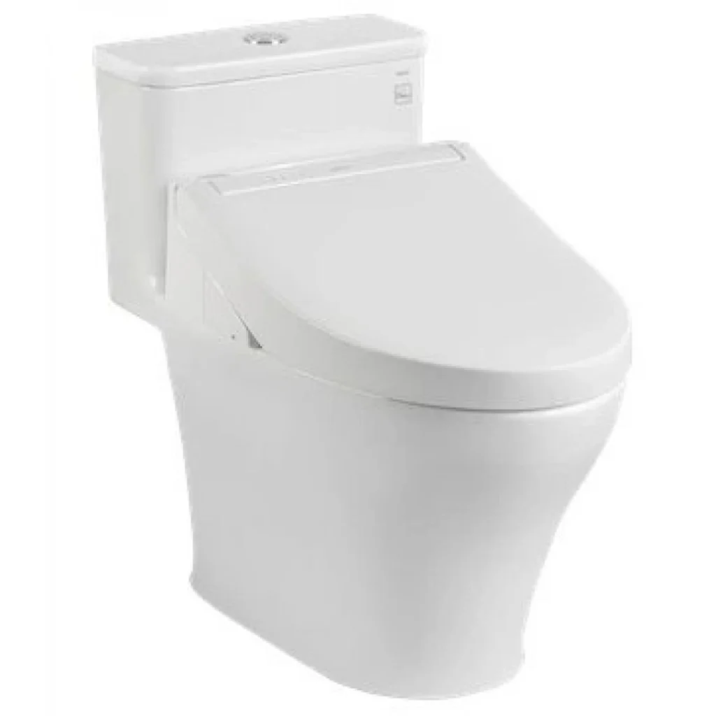 Bồn cầu điện tử TOTO MS857DW14 1 khối kèm nắp rửa điện tử WASHLET dòng C5 – TCF24410AAA