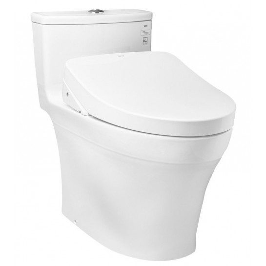 Bồn Cầu Điện Tử TOTO MS885CDW12#XW Kèm Nắp Rửa Điện Tử WASHLET (Loại Giấu Dây) Dòng S7 – TCF4911EZ (220V)