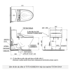 Bồn Cầu Điện Tử TOTO MS885DW14#XW Kèm Nắp Rửa Điện Tử WASHLET Dòng C5 – TCF24410AAA (220V) - ảnh 3