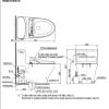 Bồn Cầu Điện Tử TOTO MS887CRW15#XW Kèm Nắp Rửa Điện Tử WASHLET Dòng C5 – TCF24460AAA (220V) - ảnh 2