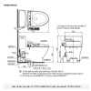 Bồn Cầu Điện Tử TOTO MS887RW16#XW Kèm Nắp Rửa Điện Tử WASHLET Dòng C2 – TCF23410AAA (220V) - ảnh 3