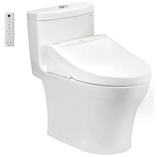 Bồn Cầu Điện Tử TOTO MS889CDRW15#XW Kèm Nắp Rửa Điện Tử WASHLET Dòng C5 – TCF24460AAA (220V)