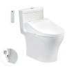 Bồn Cầu Điện Tử TOTO MS889DRW14#XW Kèm Nắp Rửa Điện Tử WASHLET Dòng C5 – TCF24410AAA (220V)