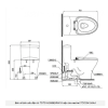 Bồn Cầu Điện Tử TOTO MS889DRW16#XW Kèm Nắp Rửa Điện Tử WASHLET Dòng C2 – TCF23410AAA (220V) - ảnh 3
