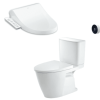 Bồn cầu hai khối INAX ACT-602/CW-H17VN Nắp điện tử xả cảm ứng