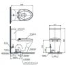 Bồn Cầu Hai Khối TOTO CS818DT2 Nắp TC393VS - ảnh 2