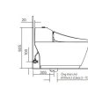 Bồn cầu INAX AC-1032/CW-H18VN nắp rửa điện tử - ảnh 2