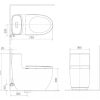 Bồn cầu INAX AC-1052/CW-H17VN nắp rửa điện tử - ảnh 2
