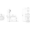 Bồn Cầu INAX AC-952/CW-S32VN Treo Tường Nắp Rửa Cơ - ảnh 2