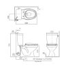 Bồn cầu INAX nắp rửa cơ C-117A/CW-S15VN - ảnh 2
