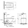 Bồn Cầu TOTO 2 Khối CS680DT4#XW Nắp Đóng Êm TC375CVK - ảnh 2
