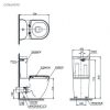 Bồn Cầu TOTO 2 Khối CS761PDT5#XW Nắp Đóng Êm TC384CVK - ảnh 3