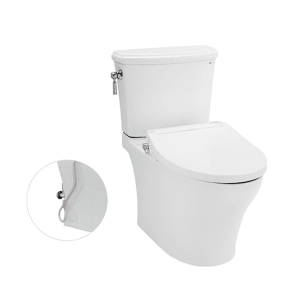 Ảnh công trình thực tế Bồn Cầu TOTO CS986GE2#XW 2 Khối Nắp Rửa Cơ TCW07S