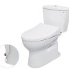 Bồn Cầu TOTO CS300DRE4#W 2 Khối Nắp Rửa Cơ TCW1211A