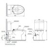 Bồn Cầu TOTO CS320PDRT3#W 2 Khối Nắp Đóng Êm TC385VS - ảnh 2