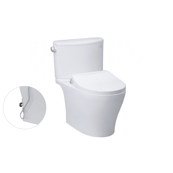 Bồn Cầu TOTO CS767RE2#XW 2 Khối Nắp Rửa Cơ TCW07S