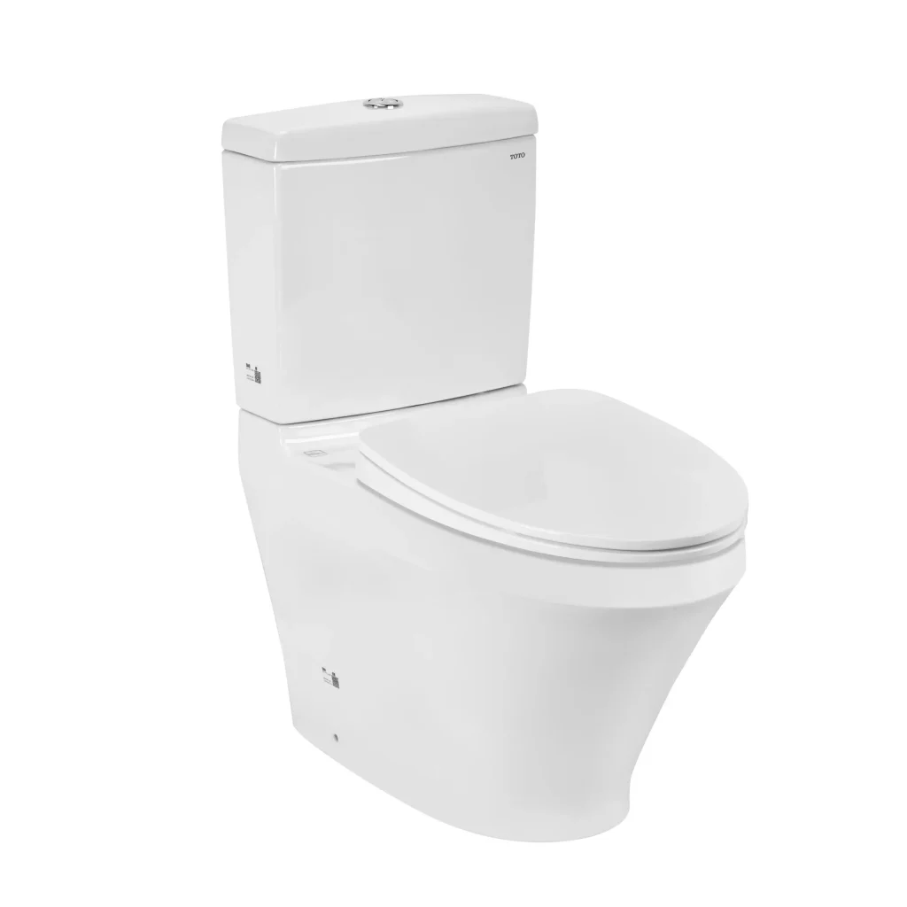 Bồn cầu TOTO CS945PDT10 2 khối thoát ngang, nắp đóng êm TC395VS