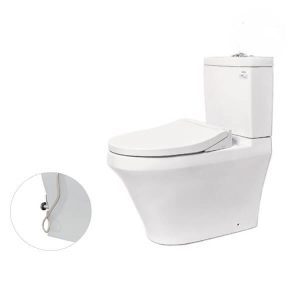 Ảnh công trình thực tế Bồn Cầu TOTO CS948DE2#XW 2 Khối Nắp Rửa Cơ TCW07S