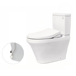 Ảnh công trình thực tế Bồn Cầu TOTO CS948DE4#XW 2 Khối Nắp Rửa Cơ TCW1211A