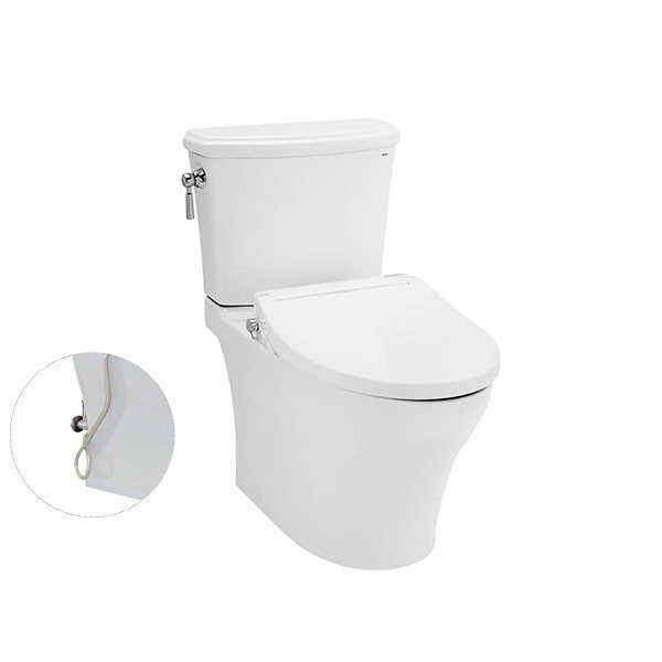 Bồn Cầu TOTO CS986GE2#XW 2 Khối Nắp Rửa Cơ TCW07S