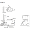 Bồn Cầu TOTO CS986GT9#XW 2 Khối Nắp Đóng Êm TC507CVK-1 - ảnh 4