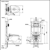 Bồn Cầu TOTO CW812REA#W/TCF24460AAA#NW1/WH172AT/TCA465 Treo Tường - ảnh 2