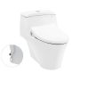 Bồn Cầu TOTO CW823RAE4#W/T53P100VR 1 Khối Nắp Rửa Cơ TCW1211A