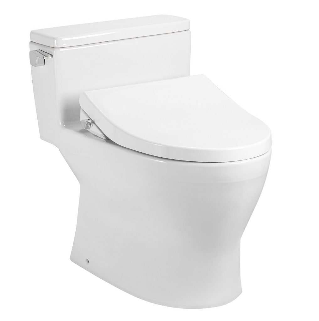 Bồn Cầu TOTO MS188VKE4#XW/T53P100VR 1 Khối Nắp Rửa Cơ TCW1211A