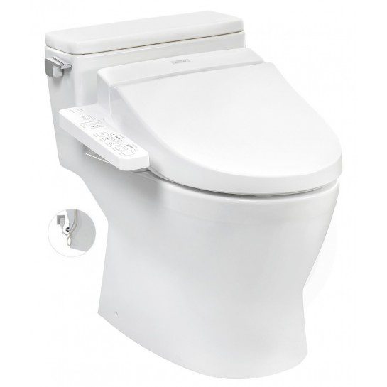 Bồn Cầu Điện Tử TOTO MS188VKW7#XW/T53P100VR Kèm Nắp Rửa Điện Tử WASHLET Dòng C2 – TCF6631A (220V)