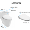 Bồn Cầu TOTO MS823DRE4#XW 1 Khối Nắp Rửa Cơ TCW1211A - ảnh 3