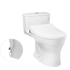 Bồn Cầu TOTO MS855DE4#XW 1 Khối Nắp Rửa Cơ TCW1211A - ảnh 3