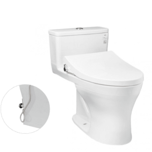 Ảnh công trình thực tế Bồn Cầu TOTO MS855DE4#XW 1 Khối Nắp Rửa Cơ TCW1211A