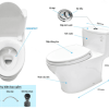 Bồn Cầu TOTO MS885DT2#XW 1 khối Nắp Đóng Êm TC393VS - ảnh 2