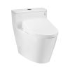 Bồn cầu điện tử TOTO MS625CDW12 một khối màu trắng kèm nắp rửa Washlet giấu dây TCF4911EZ