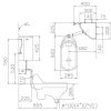 Bồn Cầu Xổm CAESAR CT1250 Kèm Thùng Nước Treo Tường - ảnh 5