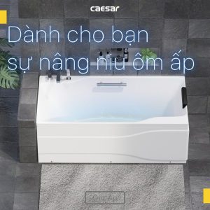 Ảnh công trình thực tế Bồn tắm chân yếm Caesar AT0870L(R)
