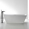 Bồn Tắm Đá MOWOEN MW001-Matt White 1700mm